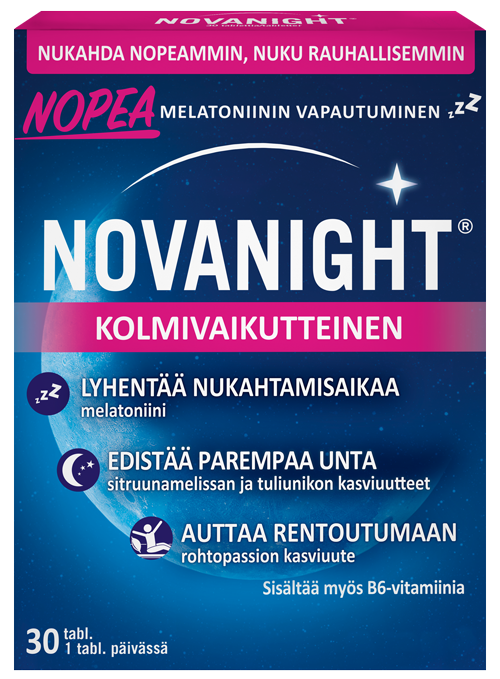 NOVANIGHT ravintolisä 30 tablettia