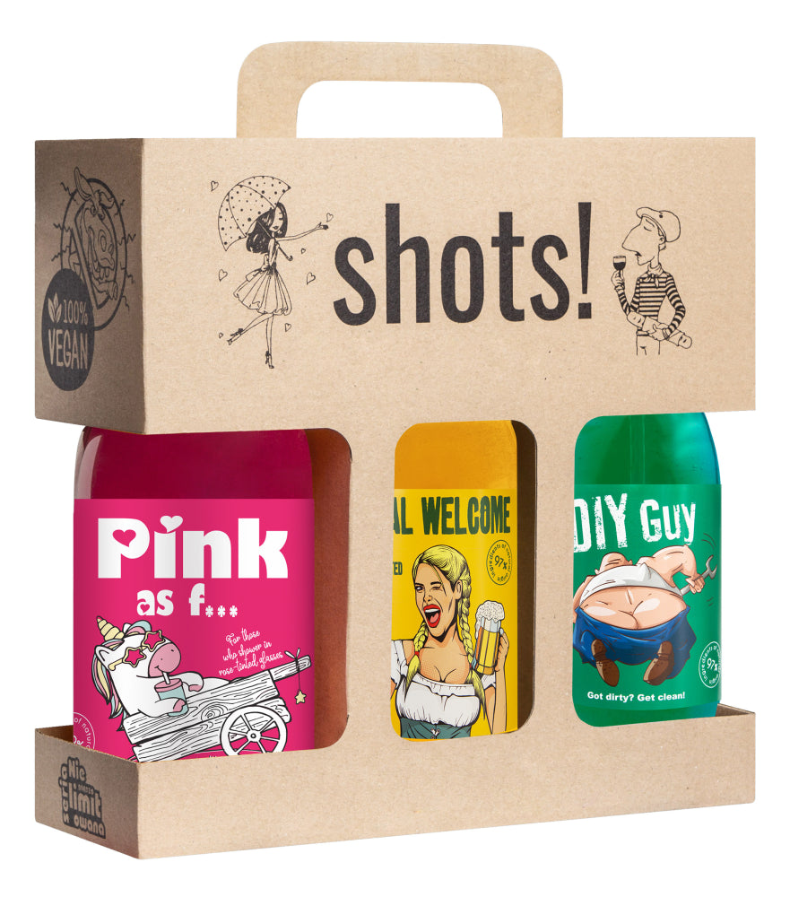 LAQ Lahjapakkaus suihkugeelit 3x500 ml