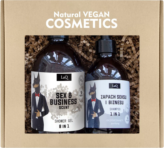 LAQ Doberman lahjapakkaus suihkutuotteita miehille