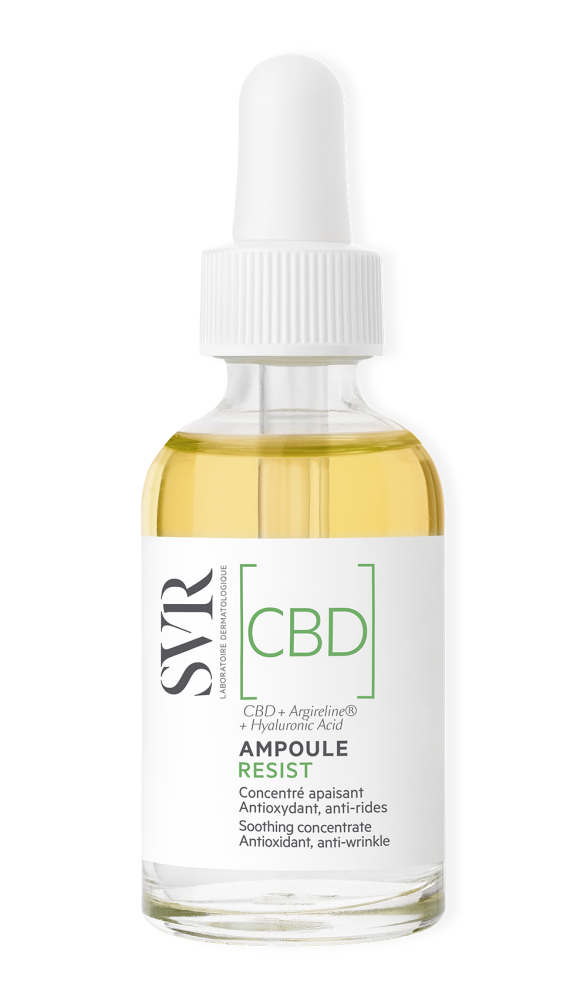 SVR Ampoule CBD Resist rauhoittava kasvoseerumi herkälle iholle 30 ml