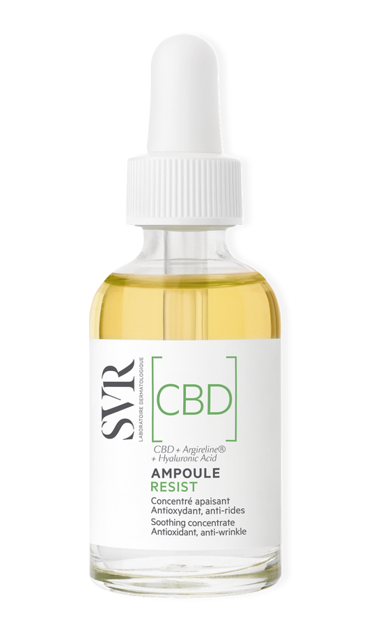 SVR Ampoule CBD Resist rauhoittava kasvoseerumi herkälle iholle 30 ml