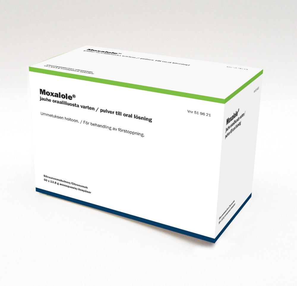MOXALOLE jauhe oraaliliuosta varten 50 kpl