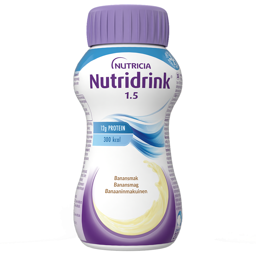 NUTRIDRINK Banaani kliininen ravintovalmiste 4x200 ml