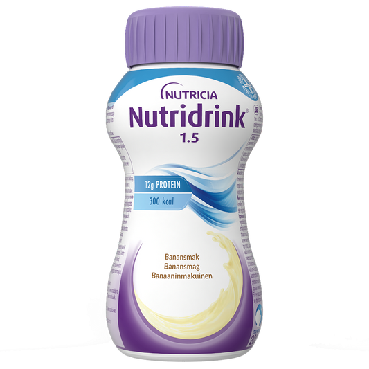 NUTRIDRINK Banaani kliininen ravintovalmiste 4x200 ml