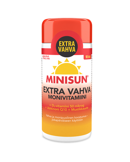 MINISUN Monivitamiini Extra Vahva tabletti 90 kpl