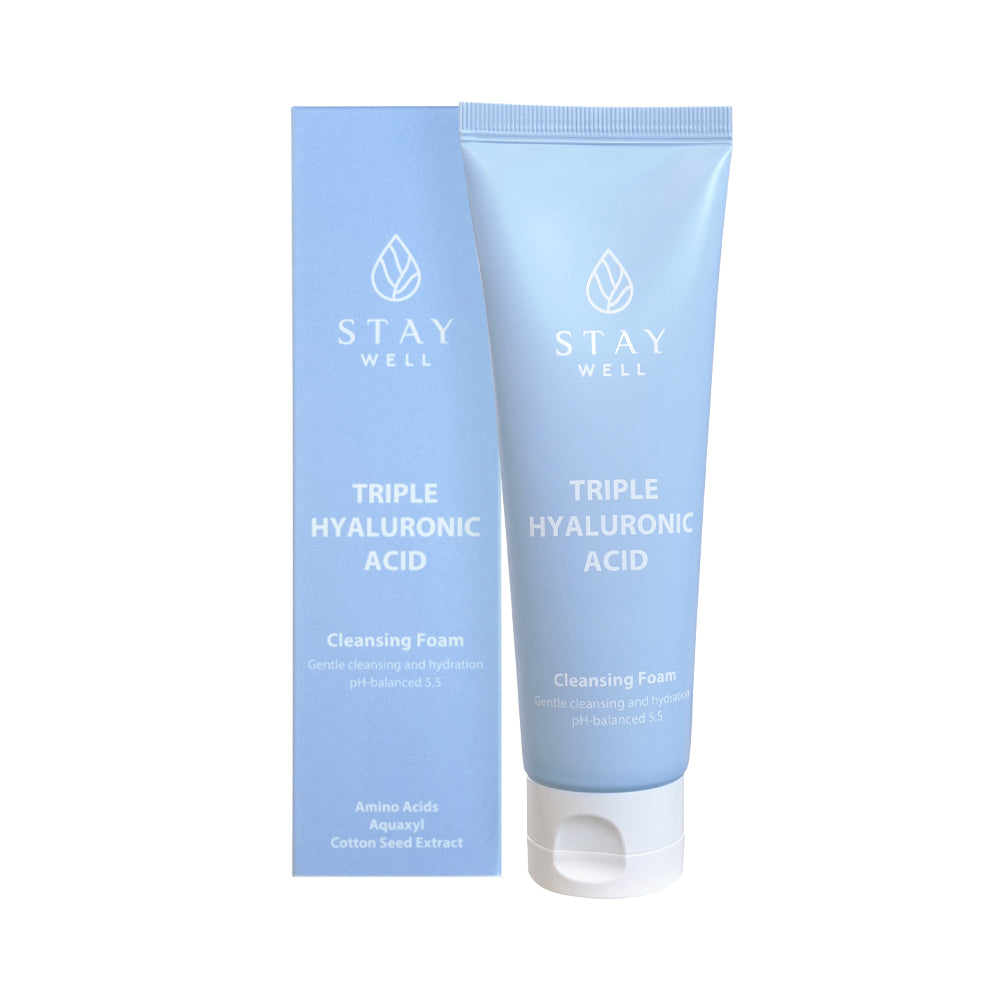 STAY Well Triple Hyaluronic Acid Cleansing Foam hellävarainen puhdistusvaahto 130 ml