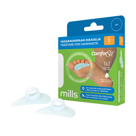 COMFORSIL Vasaravarpaan oikaisija varvaslenkillä L 2 kpl