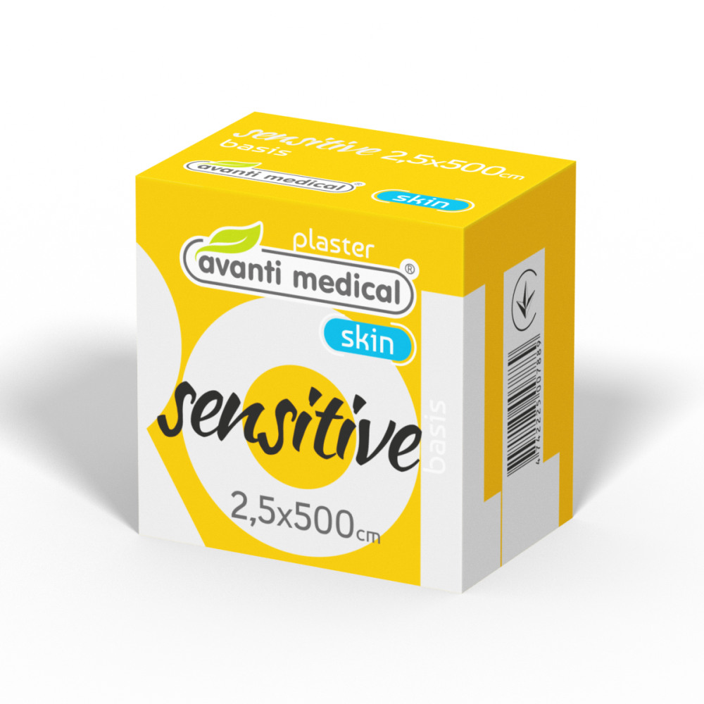 AVANTI Medical ruskea kuituteippi 2,5 cm x 500 cm 1 kpl