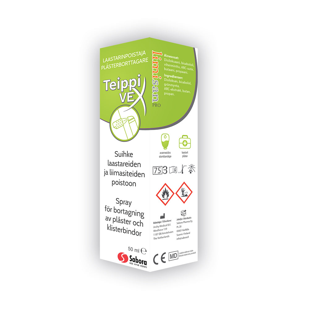 TEIPPIVEX Laastarinpoistaja suihke 50 ml