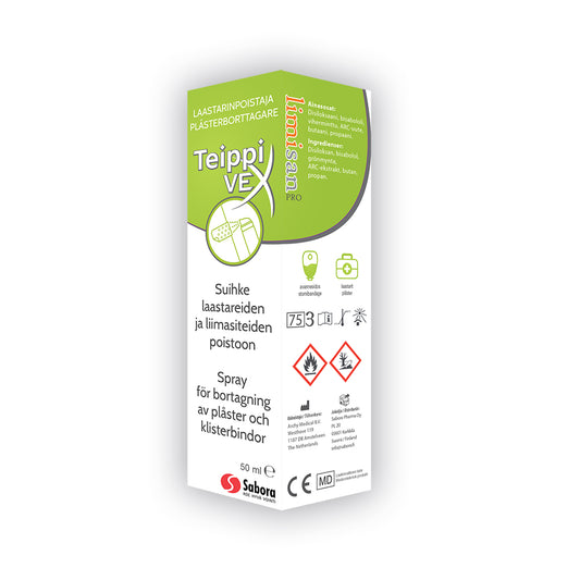 TEIPPIVEX Laastarinpoistaja suihke 50 ml