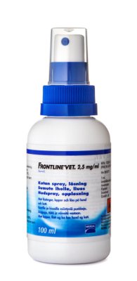 FRONTLINE VET 2,5 mg/ml sumute iholle, liuos 100 ml