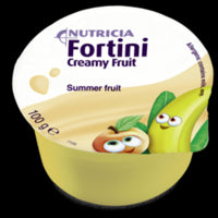 FORTINI CREAMY MULTI FIBRE KESÄHEDELMÄ RAVINTOVALMISTE 4x100 G
