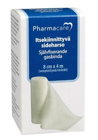PHARMACARE ITSEKIINNITTYVÄ SIDEHARSO 8CMX4M 1 KPL