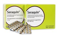 SERAQUIN 800 MG TABLETTI, TÄYDENNYSREHU PIENILLE KOIRILLE JA KISSOILLE 60 KPL