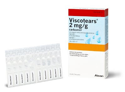 VISCOTEARS 2 mg/g silmägeeli, kerta-annospakkaus 30x0,6 ml