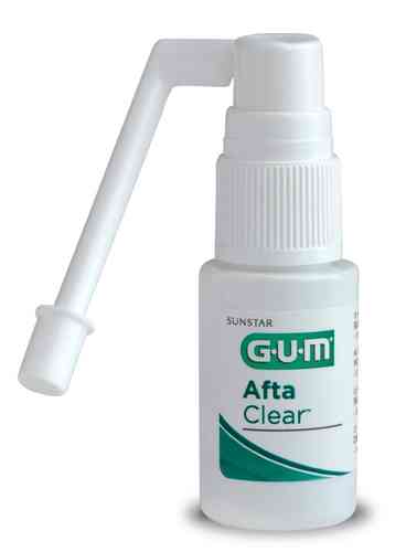 GUM AFTACLEAR SPRAY SUUN HAAVAUMIEN HOITOON AIKUSILLE JA LAPSILLE 15 ML