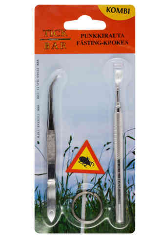 PUNKKIRAUTA TICK BAR KOMBI PUNKKIRAUTA+PINSETTI 1 KPL