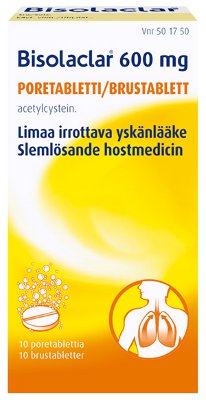 BISOLACLAR 600 mg poretabletti 10 tablettia