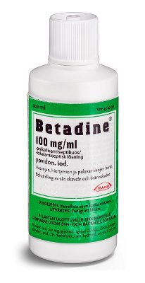 BETADINE 100 mg/ml paikallisantiseptiliuos 100 ml