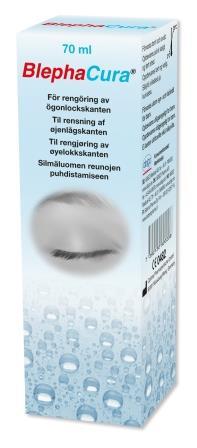 BLEPHACURA LIPOSOMILIUOS SILMÄLUOMIEN PUHDISTUKSEEN 70 ML