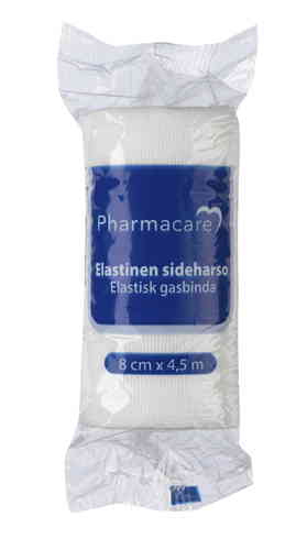 PHARMACARE ELASTINEN SIDEHARSO 8CMX4,5M 1 KPL