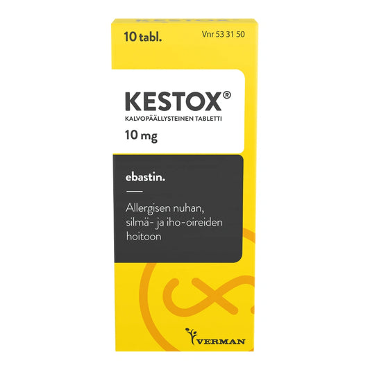 KESTOX 10 mg tabletti, kalvopäällysteinen 10 tablettia
