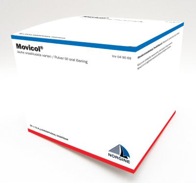 MOVICOL 46,6 mg/178,5 mg/350,7 mg/13125 mg jauhe oraaliliuosta varten annospussi, Paranova, 50 kappaletta