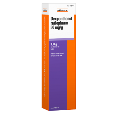 DEXPANTHENOL RATIOPHARM 50 mg/g emulsiovoide 100 g