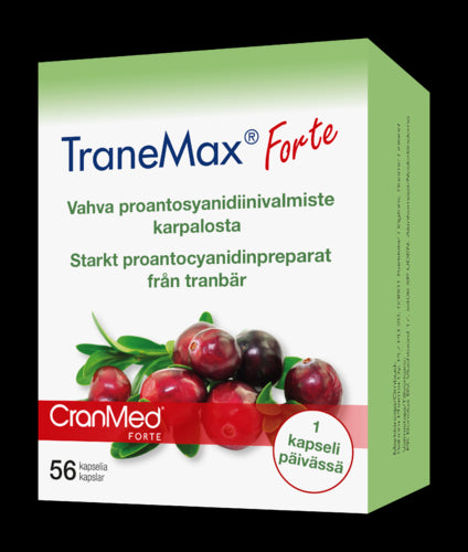 TRANEMAX FORTE PROANTOSYANIDIINIVALMISTE KARPALOSTA 56 KAPSELIA