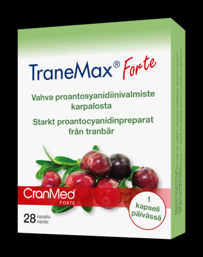 TRANEMAX FORTE PROANTOSYANIDIINIVALMISTE KARPALOSTA 28 KAPSELIA