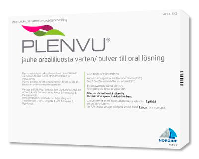 PLENVU jauhe oraaliliuosta varten 3 kpl