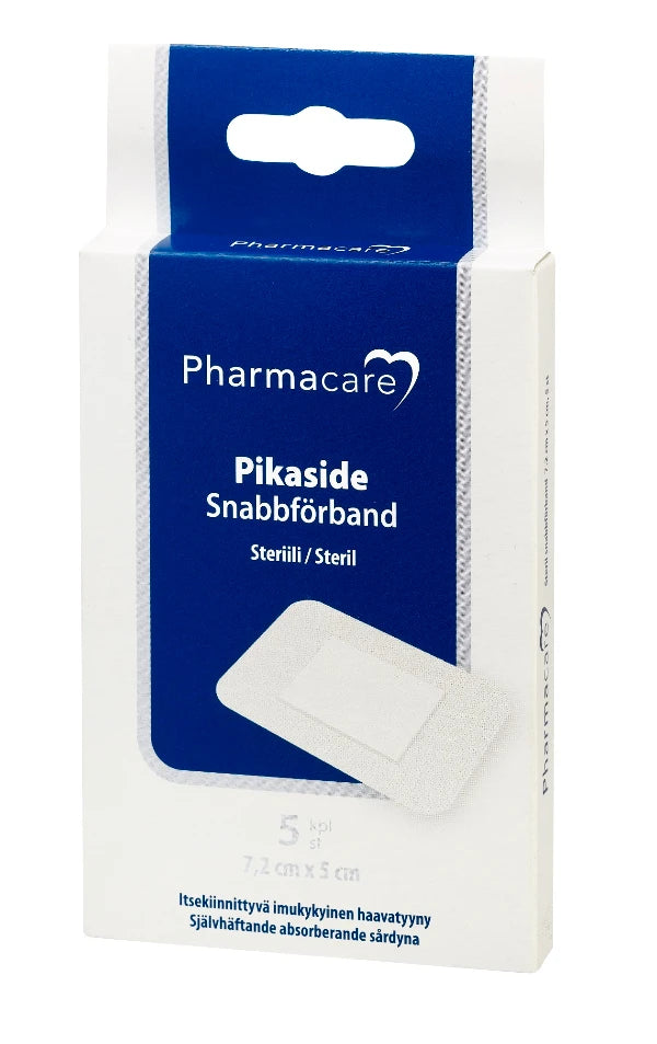 PHARMACARE Pikaside 7,5 cm x 5 cm haavoille