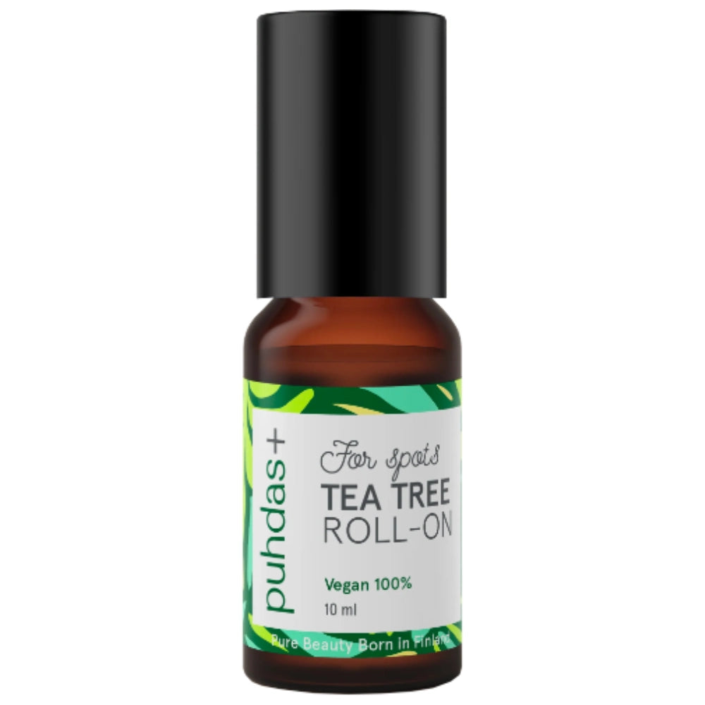 Puhdas+ Tea Tree Roll-on teepuuöljy täsmähoito epäpuhtauksille 10 ml