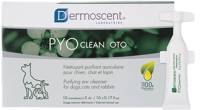 PYOCLEAN Oto korvahuuhde eläimille 10 x 5 ml ml