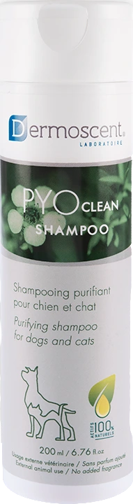 PYOCLEAN puhdistava shampoo koirille ja kissoille 200 ml