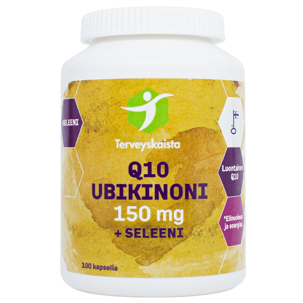 TERVEYSKAISTAN Ubikinoni 150 mg + Seleeni kapseli 100 kaps