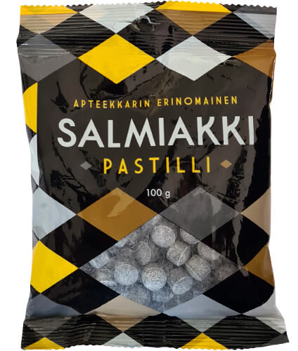APTEEKKARIN ERINOMAINEN SALMIAKKIPASTILLI 100G