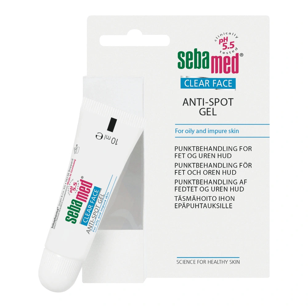 SEBAMED Clear Face Anti-Spot Gel täsmähoito finneille ja epäpuhtauksille 10 ml