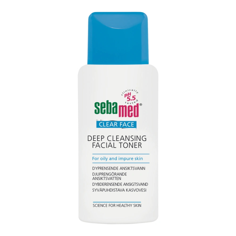 SEBAMED Clear Face Deep Cleansing Toner kasvovesi rasvoittuvalle ja sekaiholle 150 ml