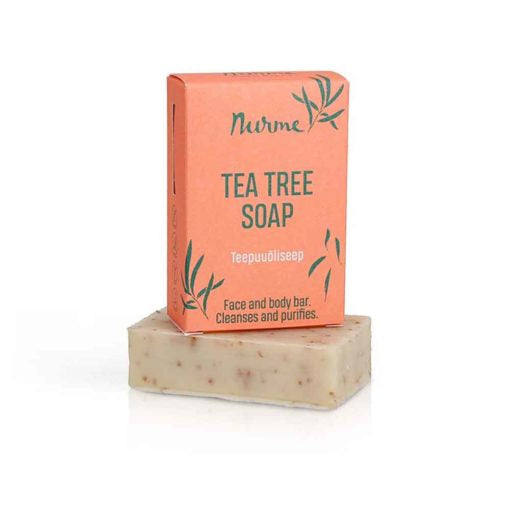 NURME TEA TREE TEEPUUPALASAIPPUA EPÄPUHTAALLE IHOLLE 100G