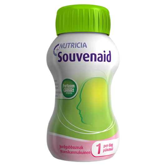 SOUVENAID mansikka 4x125 ml ravintovalmiste 4x125 ml