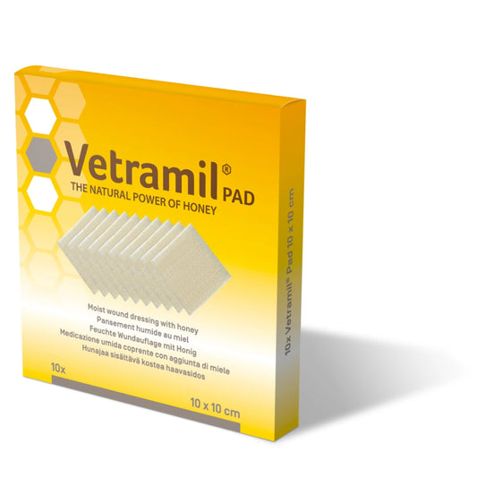 VETRAMIL Pad hunajaa sisältävä haavataitos 10 kpl