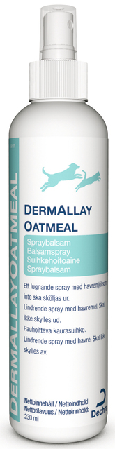 DERMALLAY Oatmeal suihkehoitoaine eläimille 230 ml