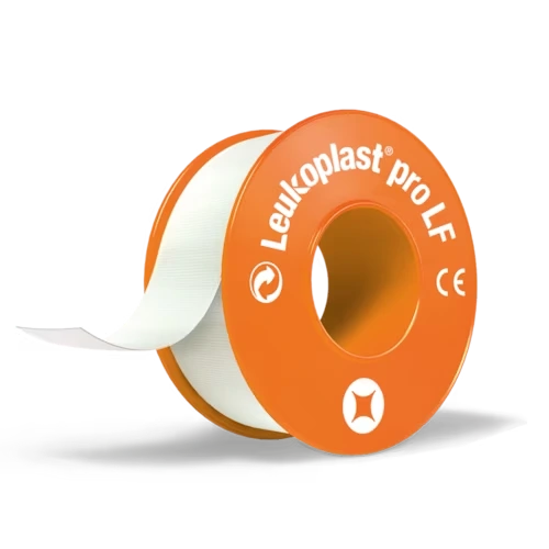 LEUKOPLAST Pro LF lateksiton valkoinen kiinnitysteippi 1,25 cm x 5 m suojakotelolla 1 kpl