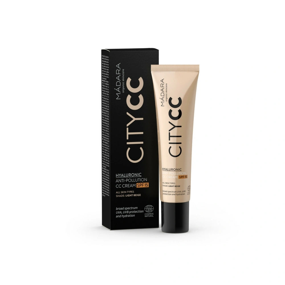 MADARA City CC hyaluronic anti-pollution SPF15 sävyttävä voide, light 40 ml