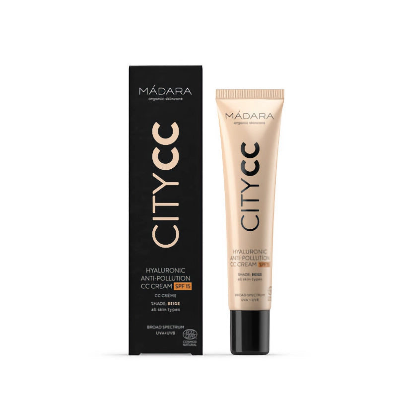 MADARA City CC hyaluronic anti-pollution SPF15 sävyttävä voide, beige 40 ml
