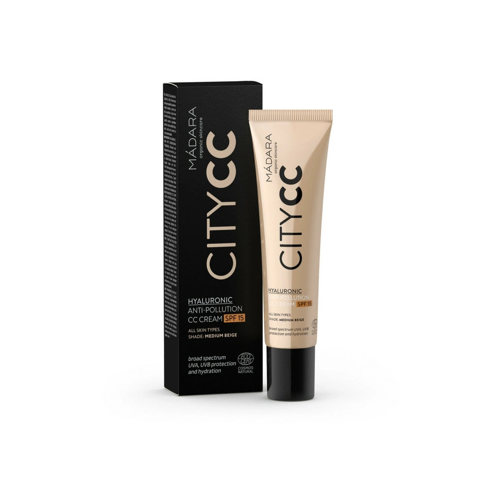 MADARA City CC hyaluronic anti-pollution SPF15 sävyttävä voide, medium 40 ml