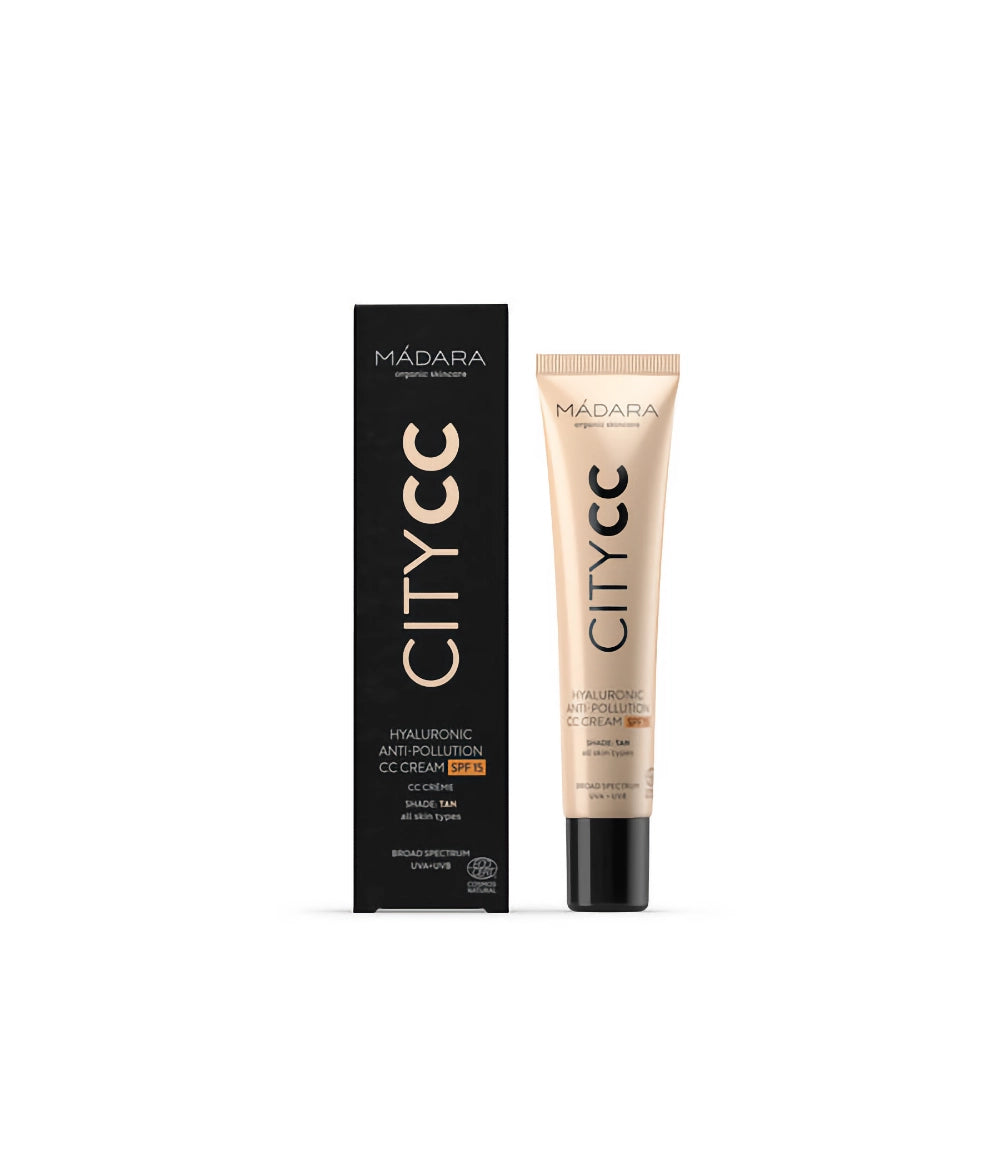 MADARA City CC hyaluronic anti-pollution SPF15 sävyttävä voide, tan 40 ml