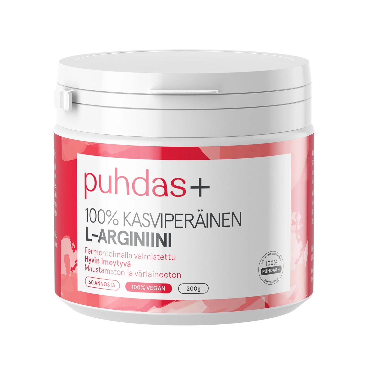 PUHDAS+ L-arginiini jauhe 200 g